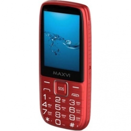 Мобильный телефон Maxvi B32 Red - фото 9