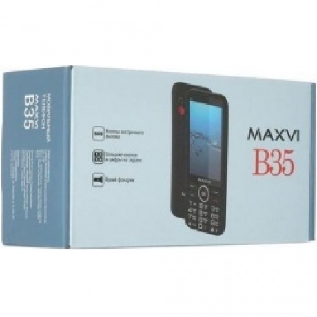 Мобильный телефон Maxvi B35 Black - фото 17