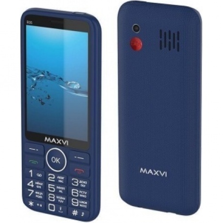 Мобильный телефон Maxvi B35 Blue - фото 1