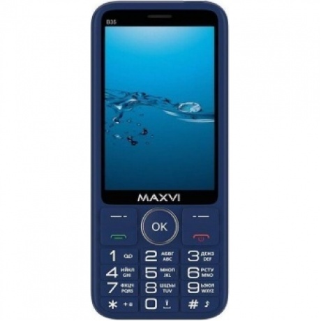 Мобильный телефон Maxvi B35 Blue - фото 2