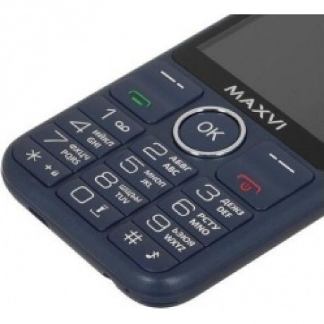 Мобильный телефон Maxvi B35 Blue - фото 14