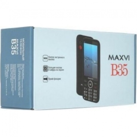 Мобильный телефон Maxvi B35 Blue - фото 20