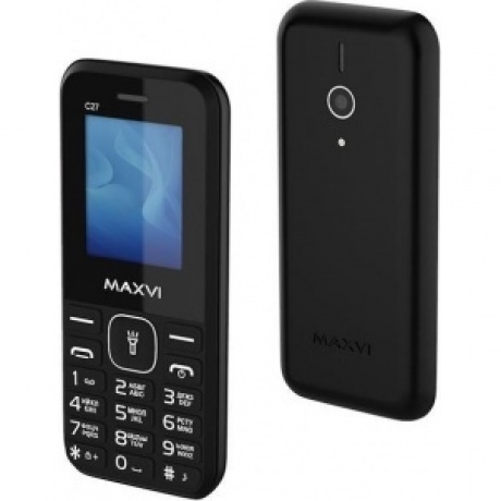 Мобильный телефон Maxvi C27 Black - фото 1