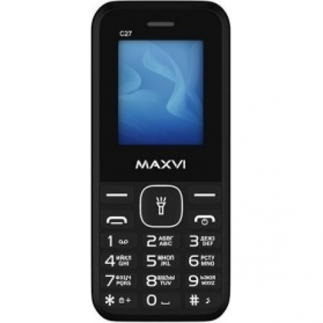 Мобильный телефон Maxvi C27 Black - фото 3