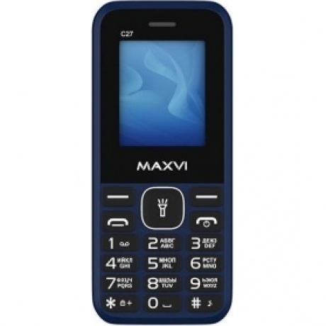Мобильный телефон Maxvi C27 Blue - фото 8