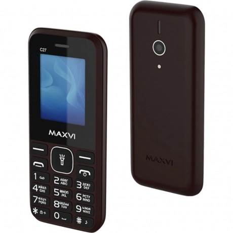Мобильный телефон Maxvi C27 Brown