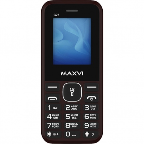 Мобильный телефон Maxvi C27 Brown - фото 4