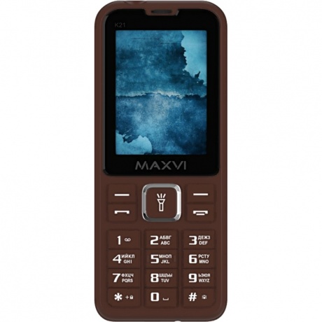 Мобильный телефон Maxvi K21 Chocolate - фото 1