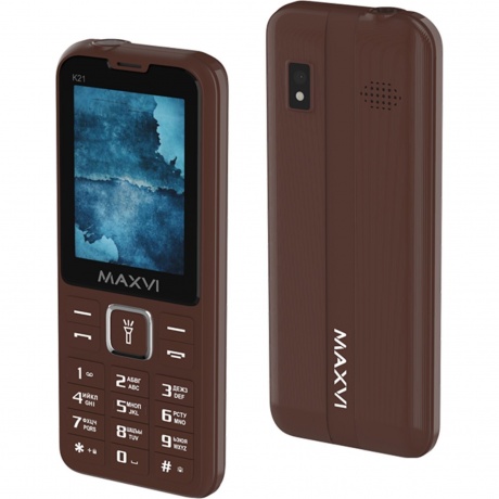 Мобильный телефон Maxvi K21 Chocolate - фото 2