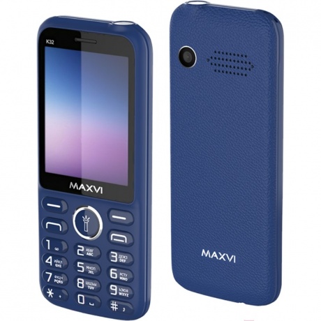 Мобильный телефон Maxvi K32 Blue - фото 1
