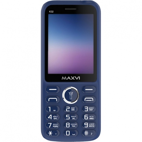 Мобильный телефон Maxvi K32 Blue - фото 4