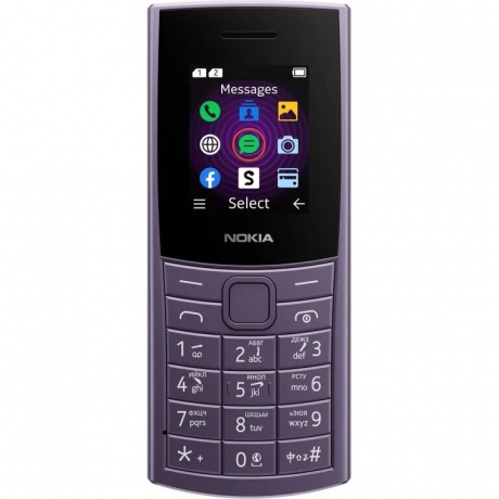 Мобильный телефон Nokia 110 TA-1543 DS BLUE (1GF018MPE1C01) - фото 4