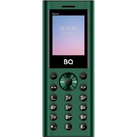 Мобильный телефон BQ 1858 Barrel Green/Black - фото 1