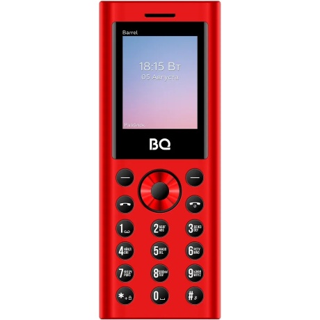 Мобильный телефон BQ 1858 Barrel Red/Black - фото 1