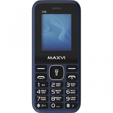 Мобильный телефон Maxvi C30 Blue - фото 2