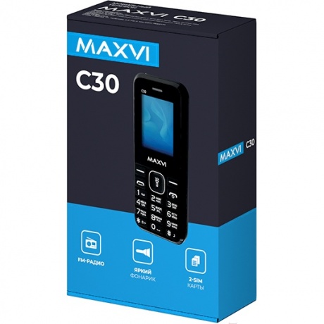 Мобильный телефон Maxvi C30 Blue - фото 10