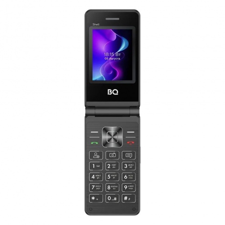 Мобильный телефон BQ 2411 SHELL BLACK (2 SIM) - фото 2