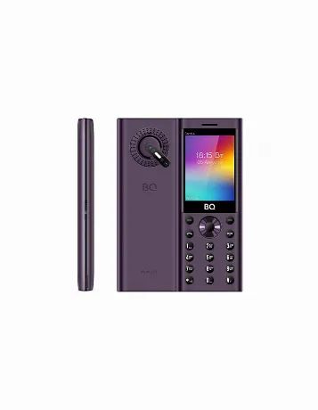 Мобильный телефон BQ 2458 BARREL L PURPLE BLACK (4 SIM)