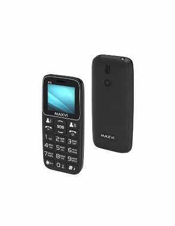 Мобильный телефон Maxvi B110 Dual Sim Black