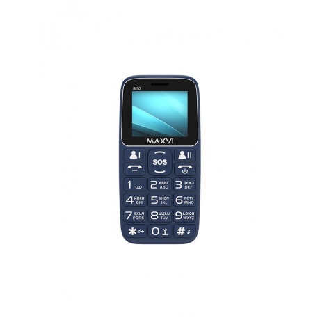 Мобильный телефон Maxvi B110 Blue (2 SIM) - фото 11