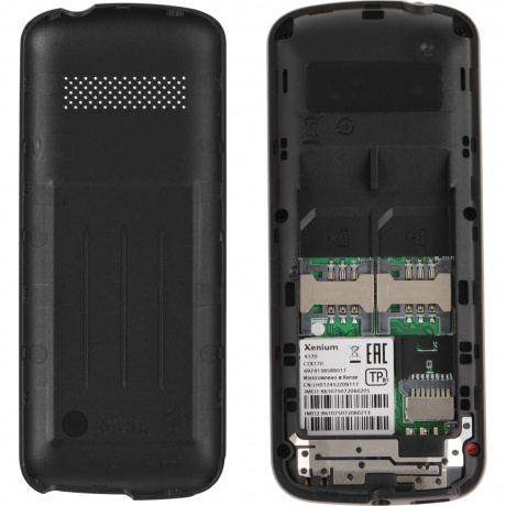 Мобильный телефон Xenium X170 Black - фото 12