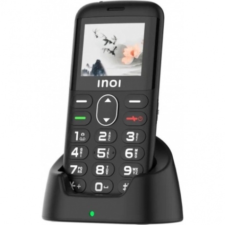 Мобильный телефон INOI 148 Senior 4G Black - фото 1