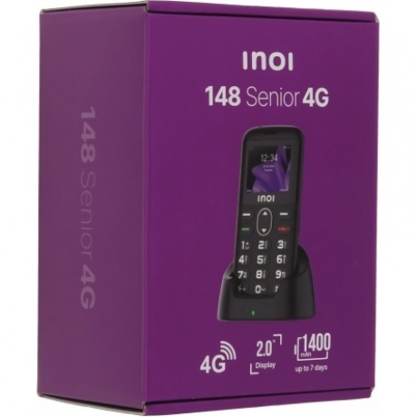 Мобильный телефон INOI 148 Senior 4G Red - фото 18