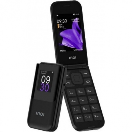 Мобильный телефон INOI 284 Flip 4G Black - фото 1