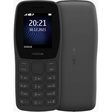 Мобильный телефон Nokia 105 Dual Sim (TA-1416) Charcoal