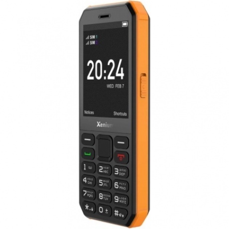 Мобильный телефон Xenium X300 Black-Orange - фото 2