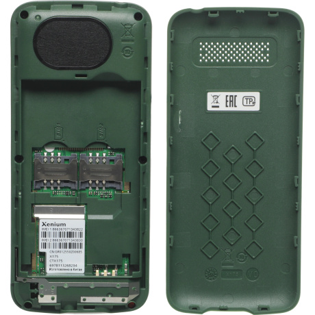 Мобильный телефон Xenium X175 Green - фото 21