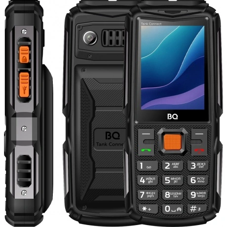 Мобильный телефон BQ 2430L Tank Connect Black/Gunmetal
