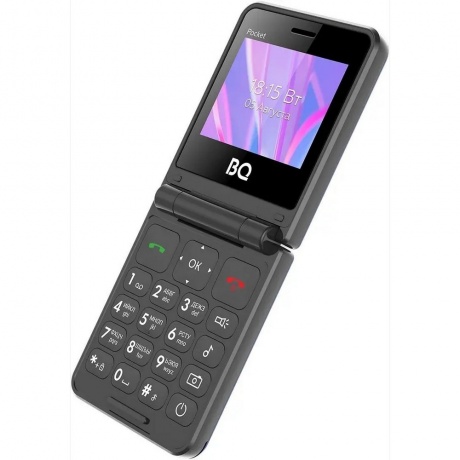 Мобильный телефон BQ 2456 Pocket Black - фото 2