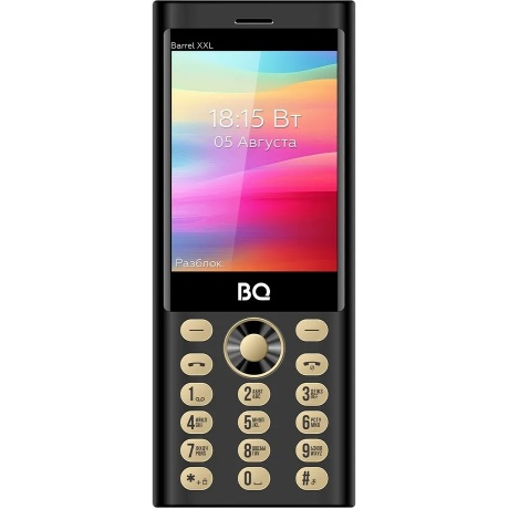Мобильный телефон BQ 3598 Barrel XXL Black/Gold - фото 1