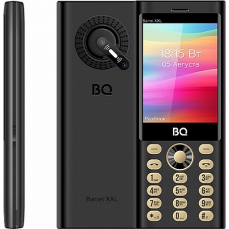 Мобильный телефон BQ 3598 Barrel XXL Black/Gold - фото 6
