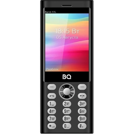 Мобильный телефон BQ 3598 Barrel XXL Black/Silver