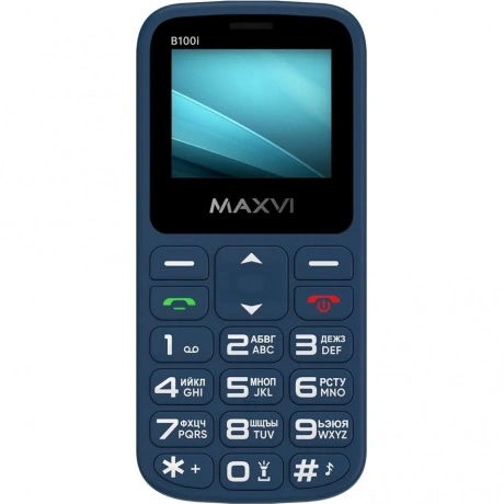 Мобильный телефон Maxvi B100i Blue
