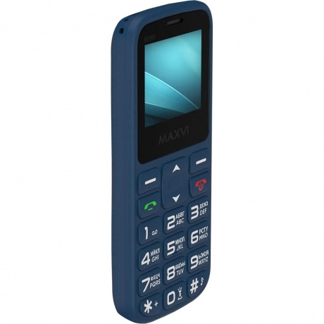 Мобильный телефон Maxvi B100i Blue - фото 2