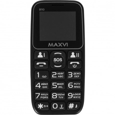 Мобильный телефон Maxvi B110 Black