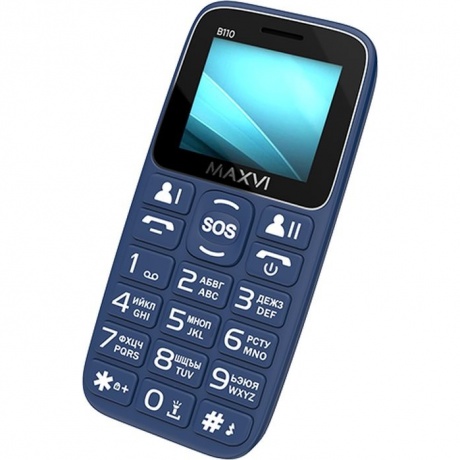 Мобильный телефон Maxvi B110 Blue - фото 7