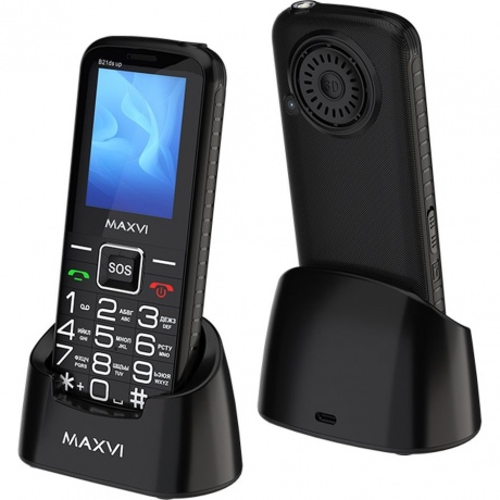 Мобильный телефон Maxvi B21ds up Black - фото 1