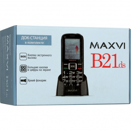 Мобильный телефон Maxvi B21ds up Blue - фото 20