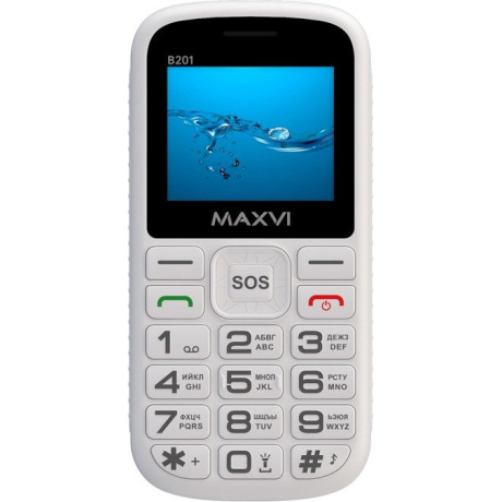 Мобильный телефон Maxvi B201 White - фото 13