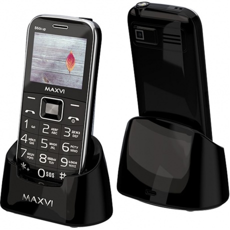 Мобильный телефон Maxvi B6ds up Black - фото 1