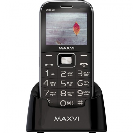 Мобильный телефон Maxvi B6ds up Black - фото 12