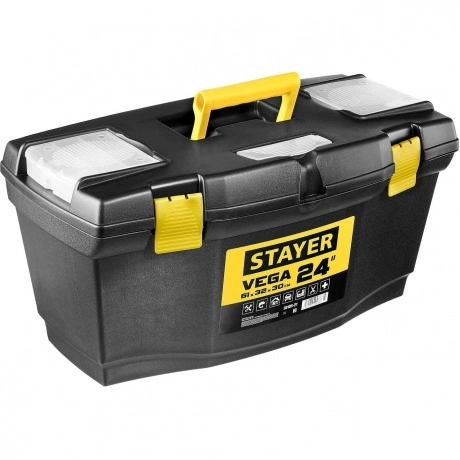 Ящик пластиковый для инструментов STAYER VEGA-24, 610 х 320 х 30...