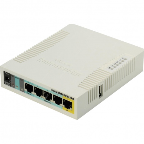 Wi-Fi роутер MikroTik RouterBoard RB951Ui-2HnD белый - фото 1