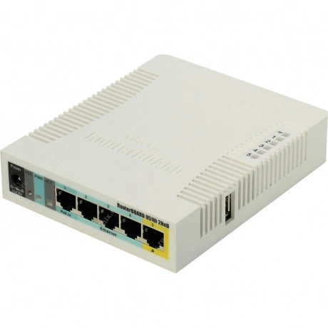 Wi-Fi роутер MikroTik RouterBoard RB951Ui-2HnD белый