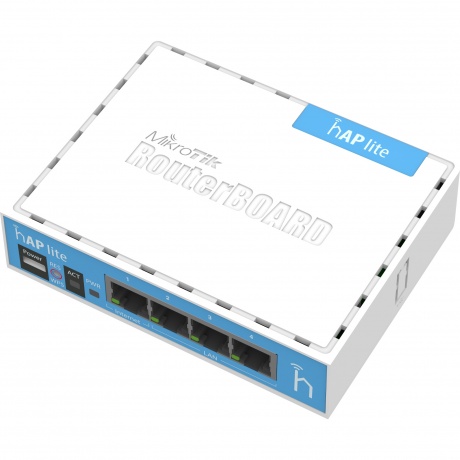 Wi-Fi роутер MikroTik hAP Lite RB941-2nD белый - фото 4