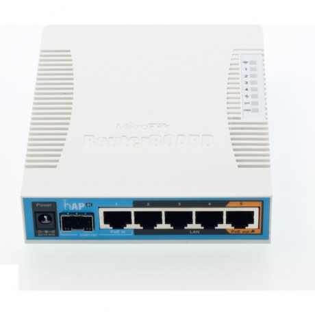 Wi-Fi роутер MikroTik hAP ac RB962UiGS-5HacT2HnT - фото 5